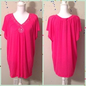 Pink Plus Size Top