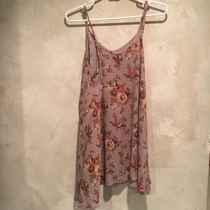 American eagle purple floral dress