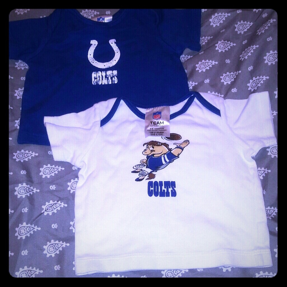 2 Colts baby shirts