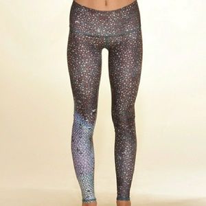 TEEKI star mermaid fairyqueen teal hot Yoga Pants