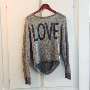Cute Grey LOVE Scoop Next Shirt