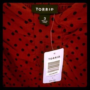 Torrid size 3 polka dot dress