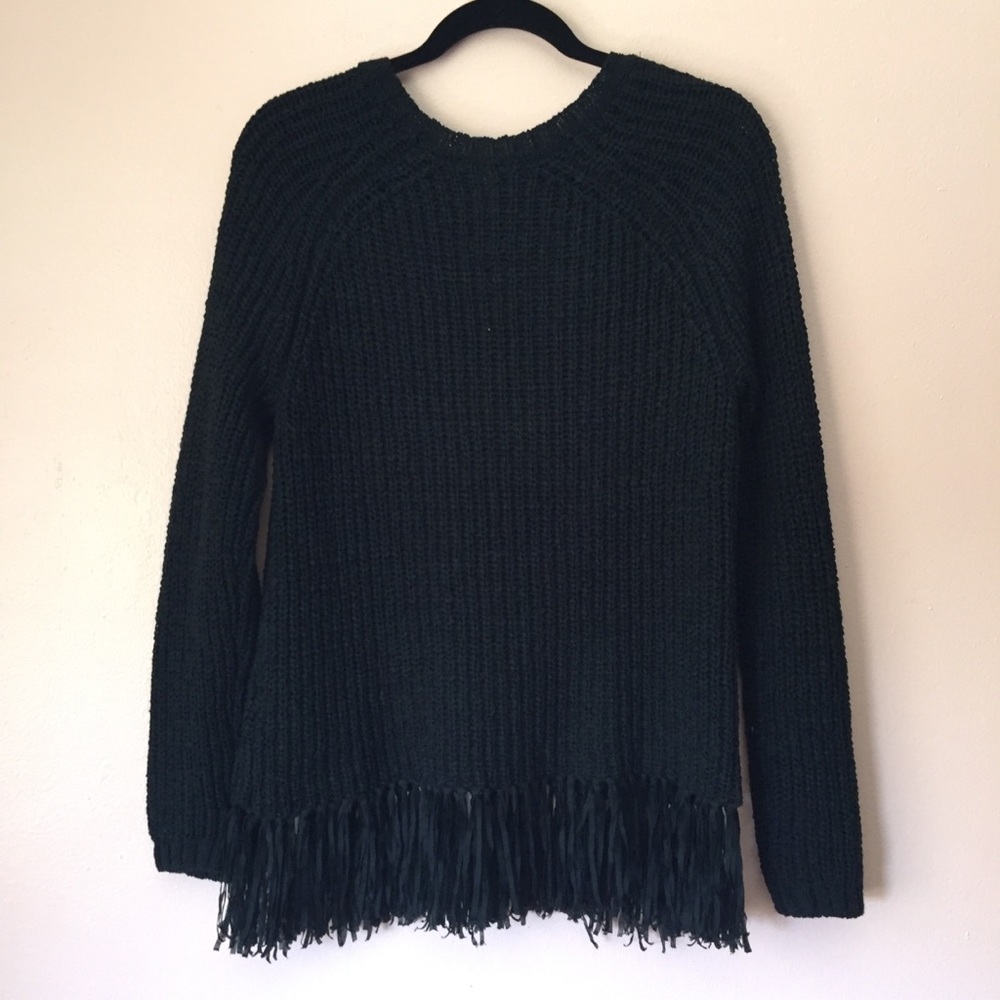 H&M Fringe Oversize Knit Sweater - Picture 3 of 4