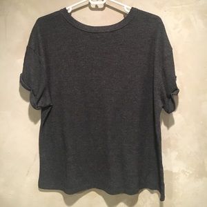 Grey Brandy Melville top
