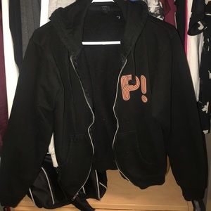 Small black patd jacket