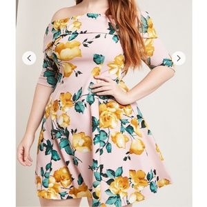 PRICE DROP Off Shoulder Floral Dress