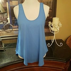 Woman's Small Lush blue tank top