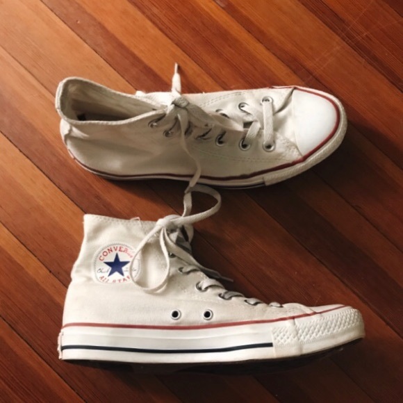 Converse Shoes - White converse high tops