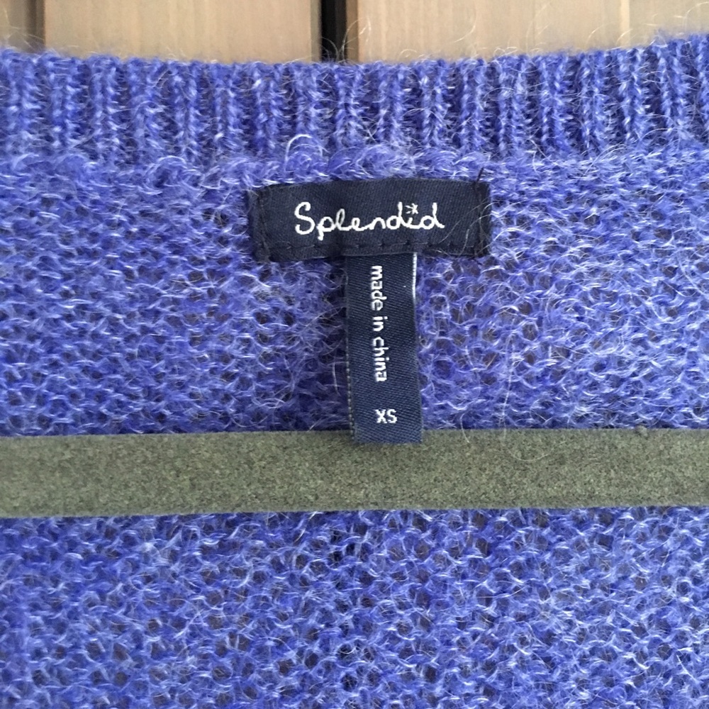 NWOT Splendid Color Block Sweater - Picture 4 of 6