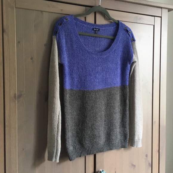 NWOT Splendid Color Block Sweater - Picture 3 of 6