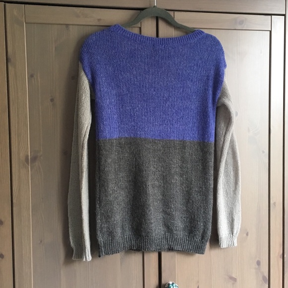 NWOT Splendid Color Block Sweater - Picture 5 of 6