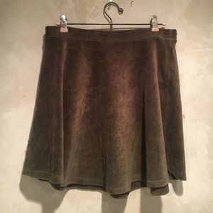 Never worn Forever 21 green skater skirt