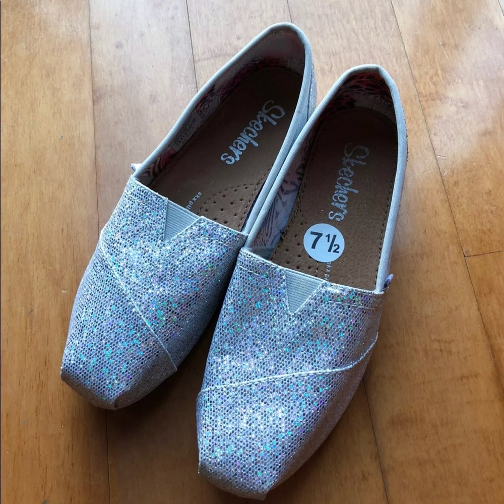 Sequin sketchers flats