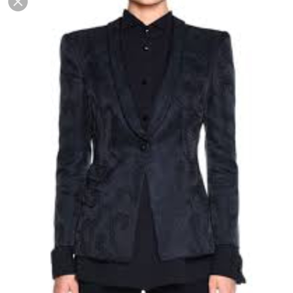 NWOT Giorgio Armani satin blazer
