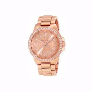 Juicy Couture rose gold jetsetter watch