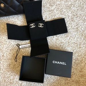 Chanel Classic crystal earrings