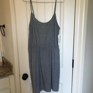 NWT - Black & white spaghetti strap dress