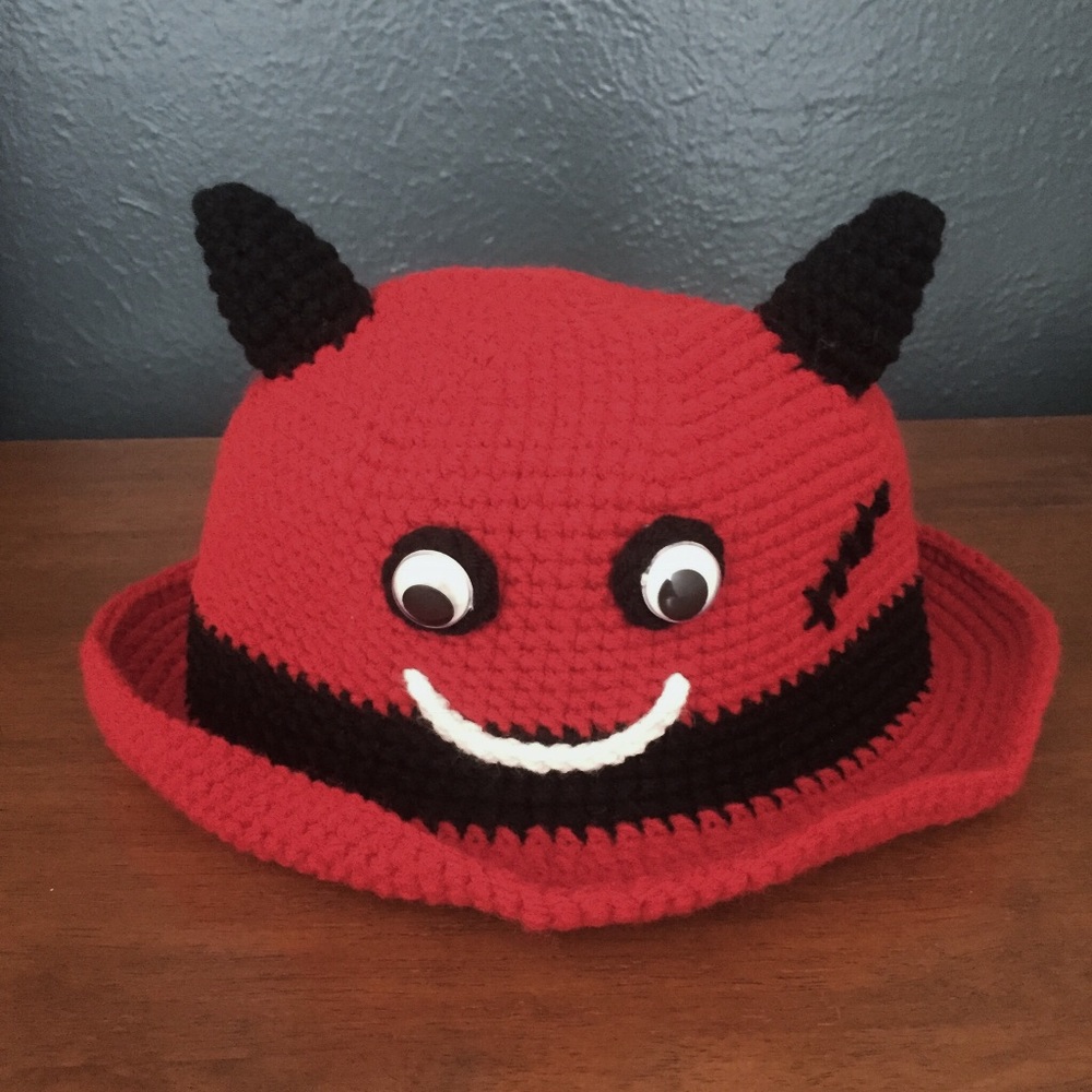 Monster Animal Xmas Winter Kid crochet hat
