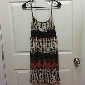 Warm colored dress