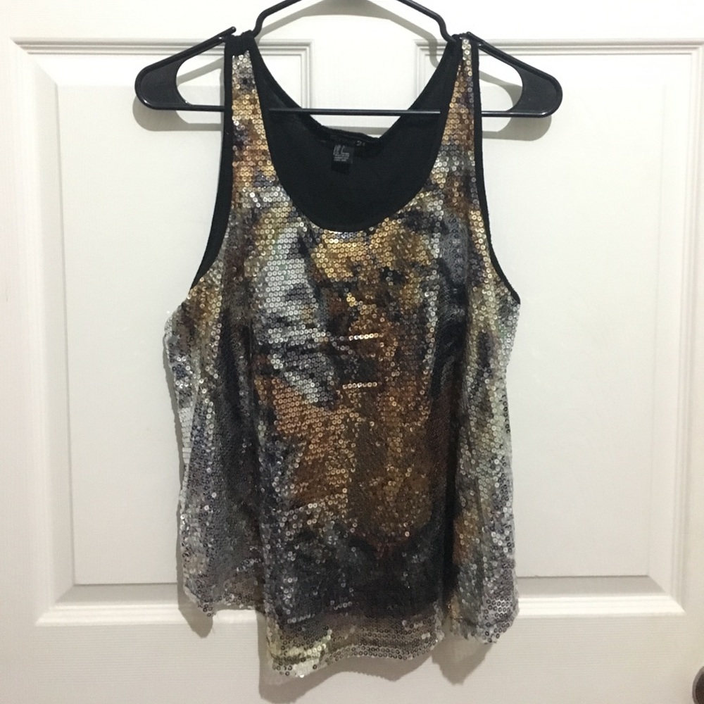 Tiger sequined blouse