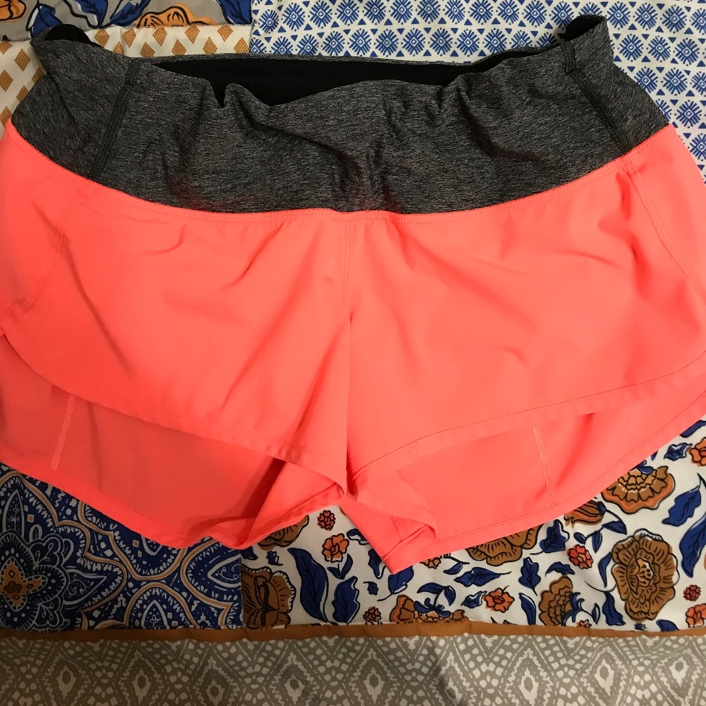 Lululemon speed shorts! Size 8!