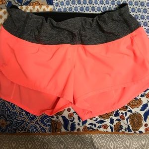 Lululemon speed shorts! Size 8!