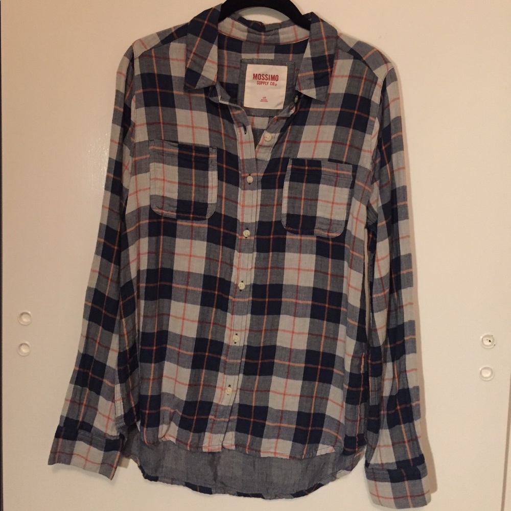 plaid button down - Picture 2 of 4