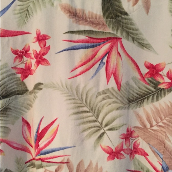 Vintage Cropped Tropical Top - Picture 5 of 6