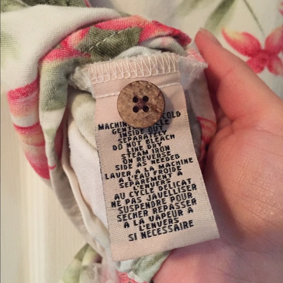 Vintage Cropped Tropical Top - Picture 6 of 6