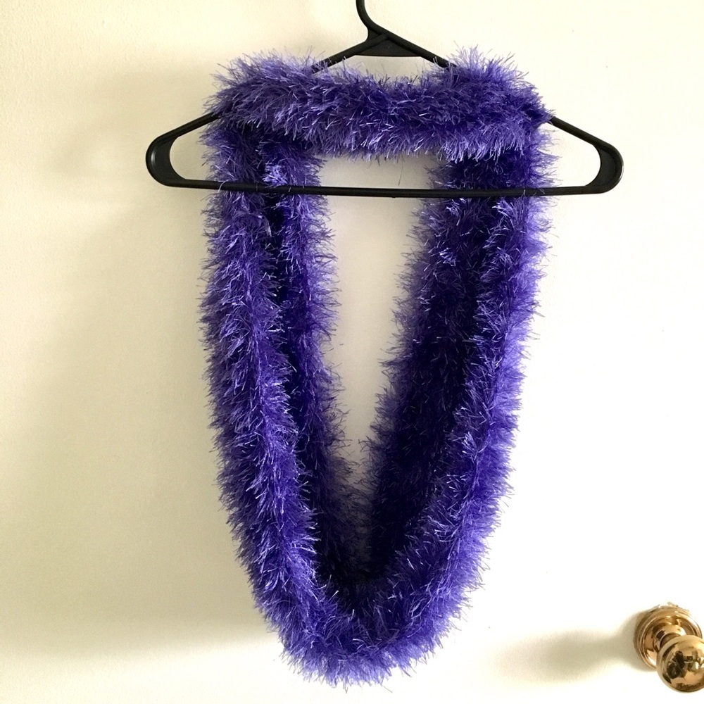 Brand new super soft purple infinity scarf
