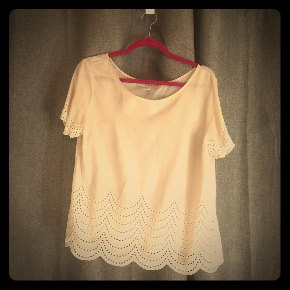 The loft scalloped top