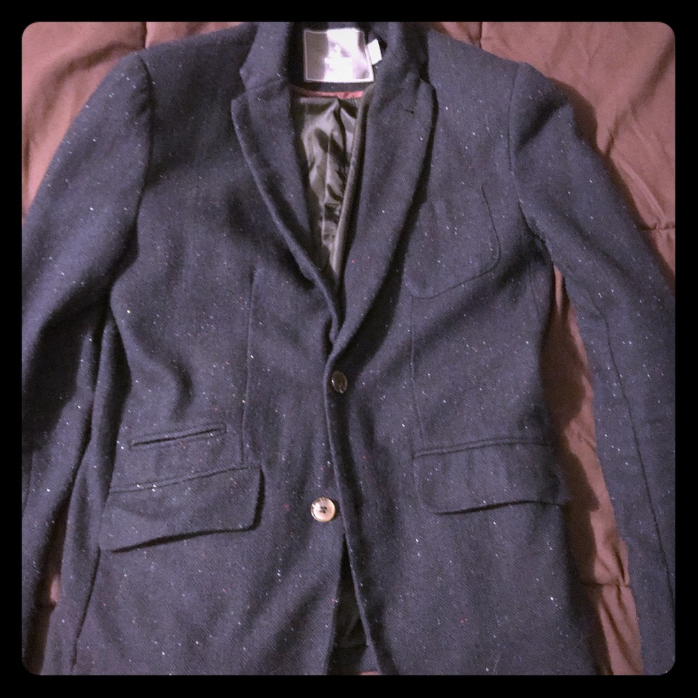 Hawkings McGill blue speckled wool blazer xs