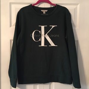 Dark Green Calvin Klein Jeans Sweater