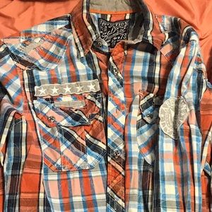 Men’s Affliction Button Up