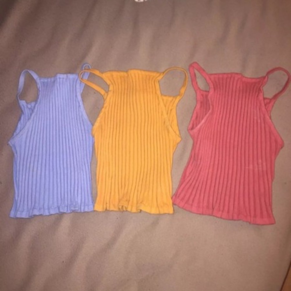 Various halter tops