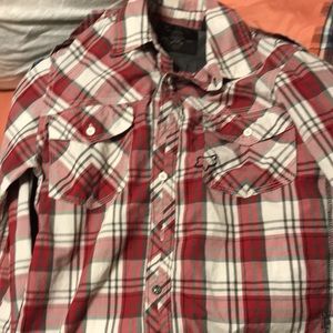 Men’s Fox Button Up