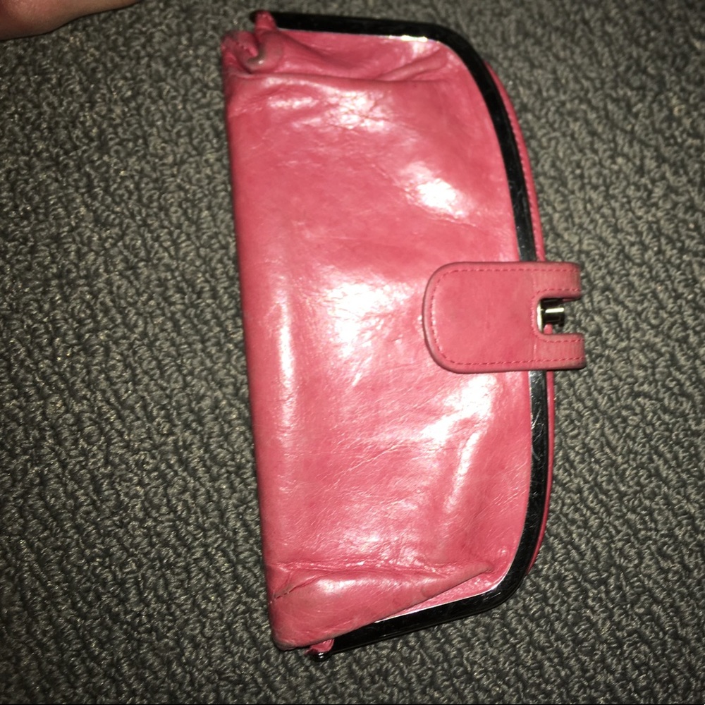 HOBO very functional pink wallet