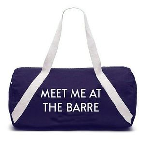 🕛ONE DAY SALE🕛NWT Meet Me At The Barre Gym Bag