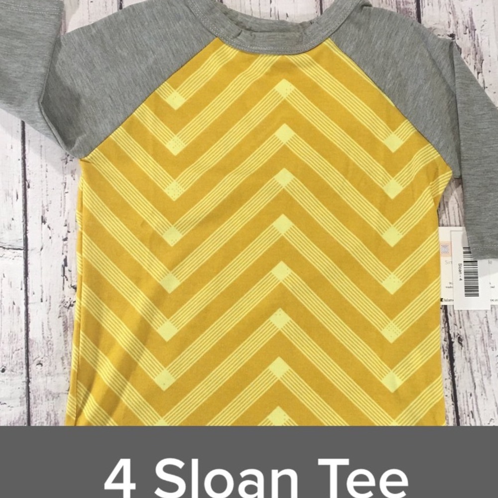 Lularoe Sloan unisex raglan tee