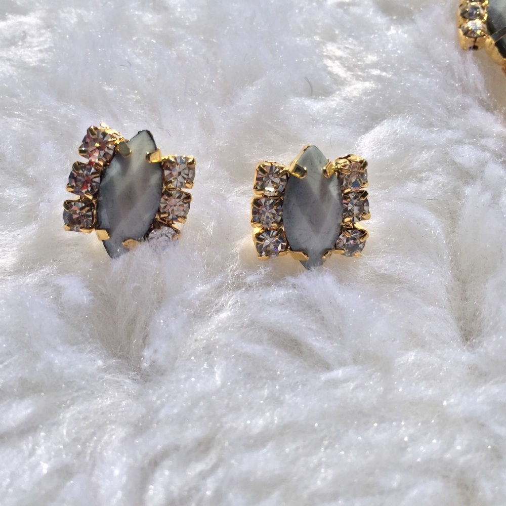 Sale Elegant Baby Blue Stone Studs CCO