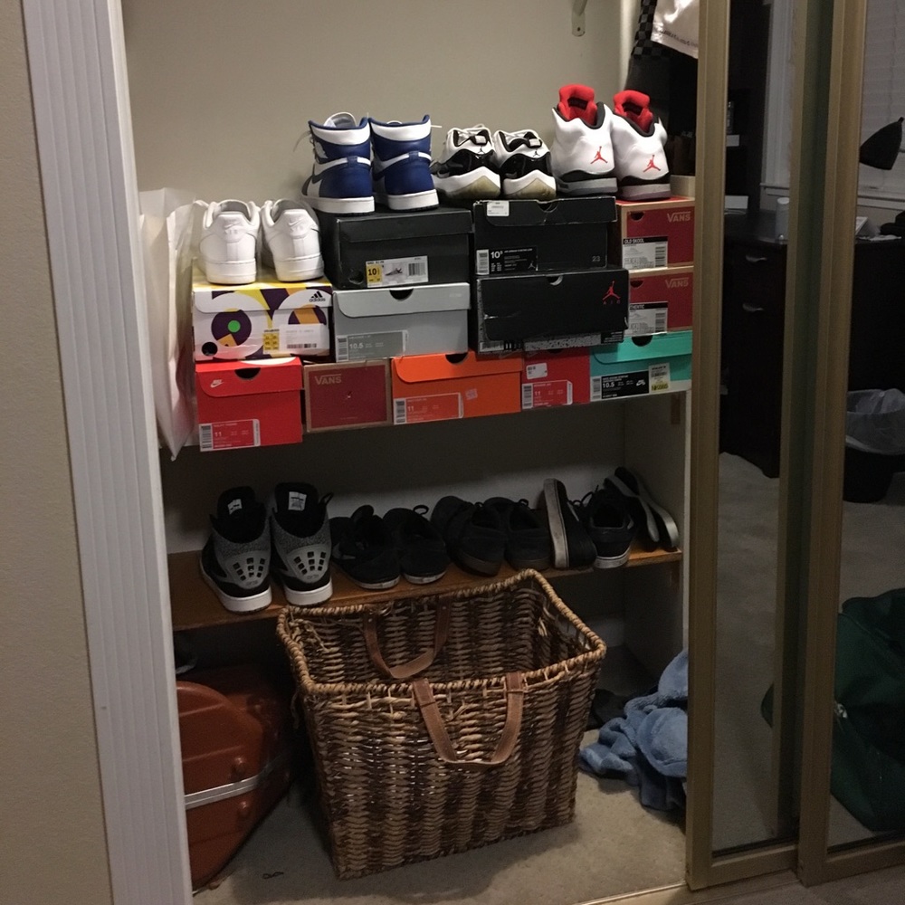 Jordans, adidas, Nike, vans