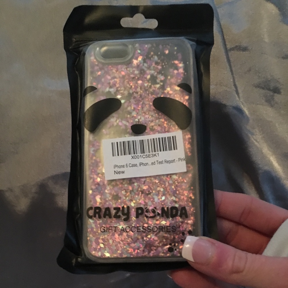 Falling sparkle plastic 6s cover