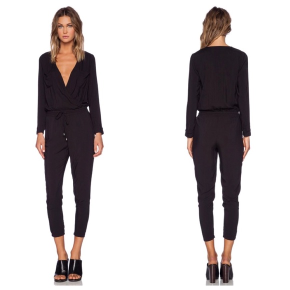 splendid black jumpsuit