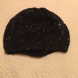 Black poppy, women's hat, one size Black poppy, women's hat, one size