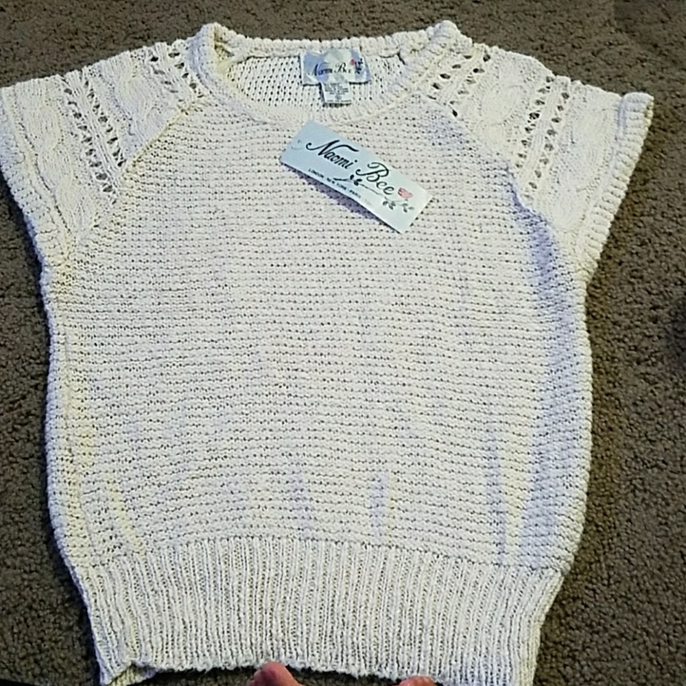 80s vintage Naomi bee knit top