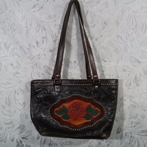 American West Brown Leather Shoulder Bag American West Brown Leather Shoulder Bag