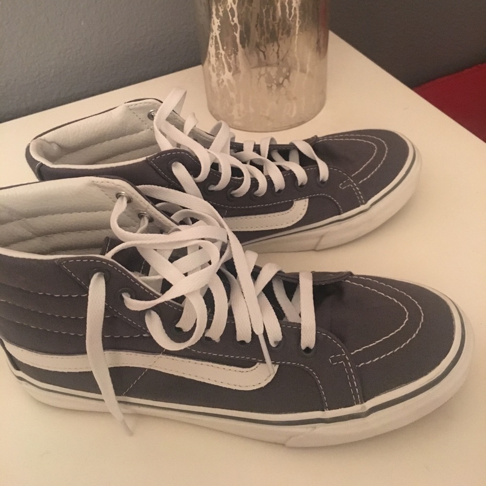 Grey High Top Vans