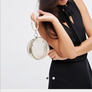 Golden sphere clutch/bag Golden sphere clutch/bag
