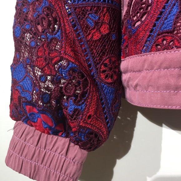 Free People Magpie crochet Lace Jacket NWT - Picture 7 of 7