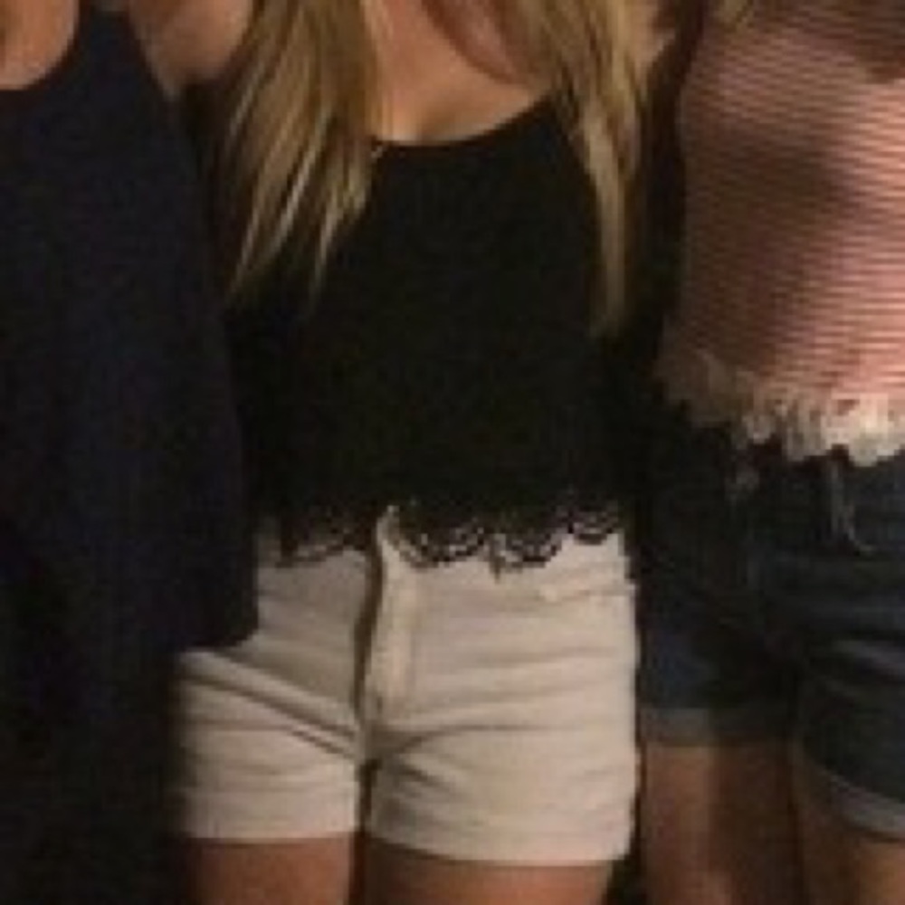 Black crop top